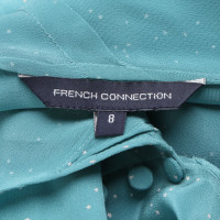 French Connection Kleid aus Seide in Türkis