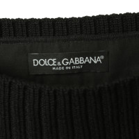 Dolce & Gabbana Cotton Trousers in black