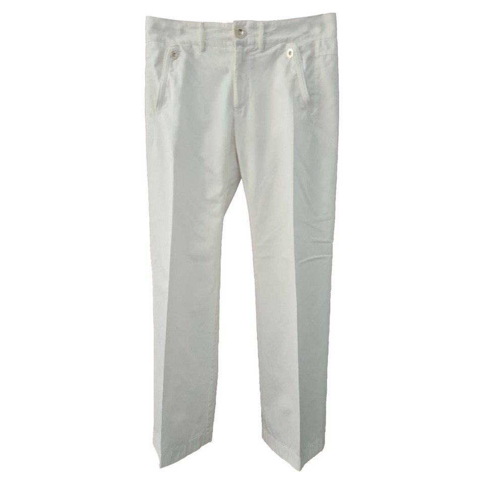 High Use Trousers Cotton in White