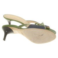 Tod's Sandali in Pelle in Verde