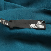 Moschino Love Robe en Pétrole
