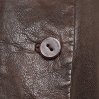 Armani Collezioni Leather jacket in brown