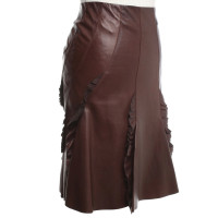 Roberto Cavalli skirt made of leather