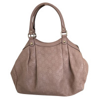 Gucci Tote Bag aus Leder in Rosa / Pink