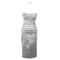 Reiss Robe rayée en argent