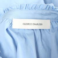 Cédric Charlier Top Cotton in Blue
