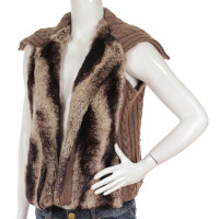 Cynthia Rowley Vest with fur trim