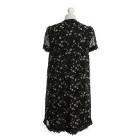 Anna Sui Blusenkleid mit floralem Muster 