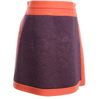 Missoni Mini skirt in orange / violet