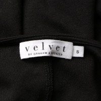 Velvet Vestito in Jersey in Nero
