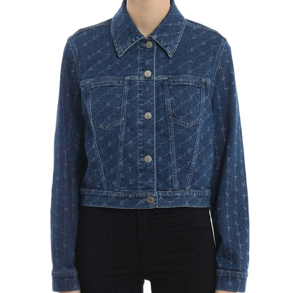 Stella McCartney Jacke/Mantel aus Jeansstoff in Blau
