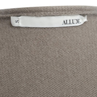 Allude Pull à manches courtes coloris taupe