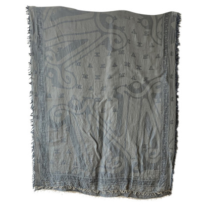 Max Mara Schal/Tuch aus Baumwolle in Blau
