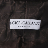 Dolce & Gabbana Blazer en velours marron