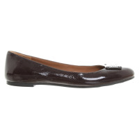 Marc By Marc Jacobs Slippers/Ballerinas Patent leather in Bordeaux
