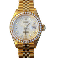 Rolex « Datejust » en or jaune