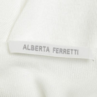 Alberta Ferretti Strickkleid in Weiß
