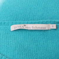 Rosa Von Schmaus Pull en turquoise