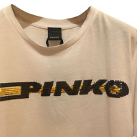 Pinko T-Shirt in Cotone in Bianco