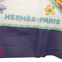 Hermès Doek met een bloemmotief