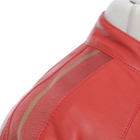 Closed Jacke/Mantel aus Leder in Rot