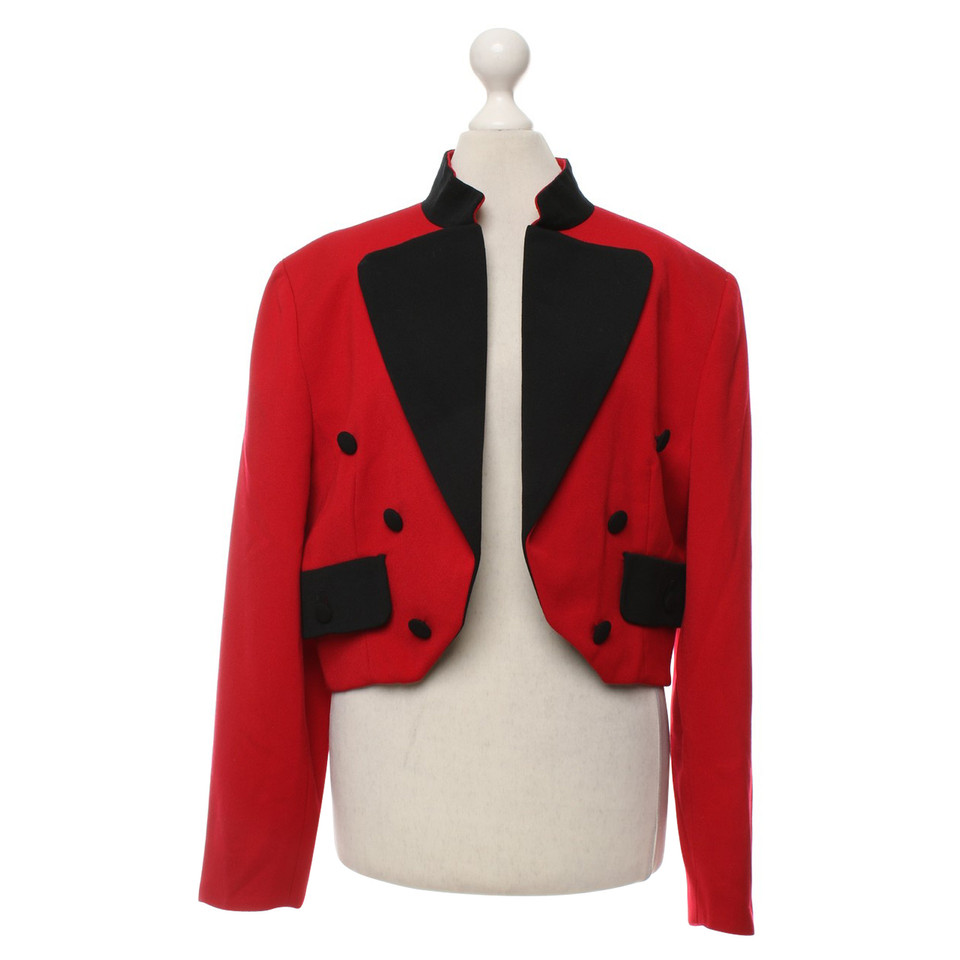 Moschino Blazer in Rot/Schwarz