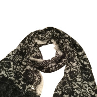 Twin Set Simona Barbieri scarf with lace