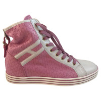 Hogan Sneakers in roze/wit