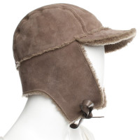 Gucci Lamsdarm hoed in bruin