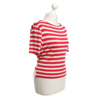 Moschino Cheap And Chic Top en rouge / blanc