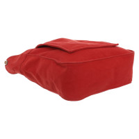 Hermès Handbag Canvas in Red