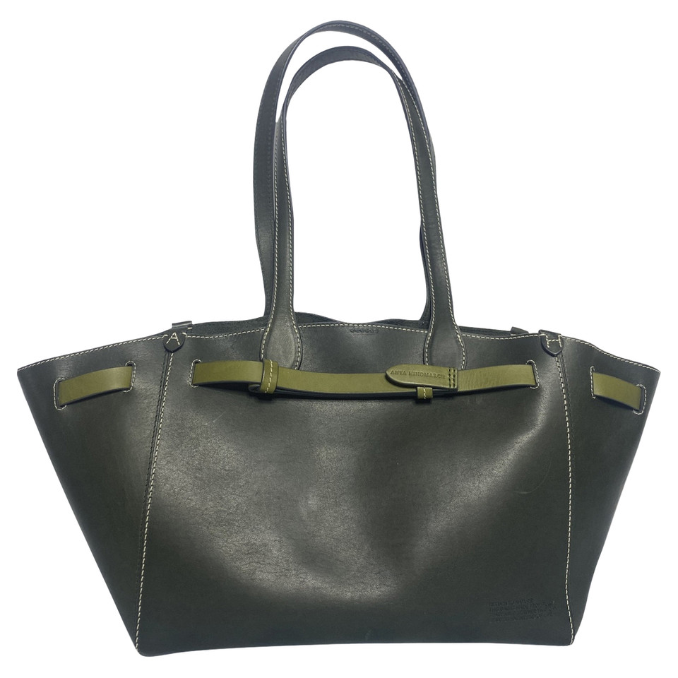 Anya Hindmarch Tote bag Leather in Olive