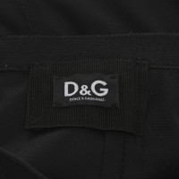D&G Zweiteiler in Grau/Schwarz