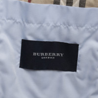 Burberry giacca trapuntata in azzurro