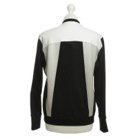 Helmut Lang Giacca Bomber in nero/bianco/beige