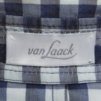 Van Laack Blouse avec motif à carreaux