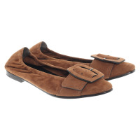 Kennel & Schmenger Slippers/Ballerinas Leather in Brown