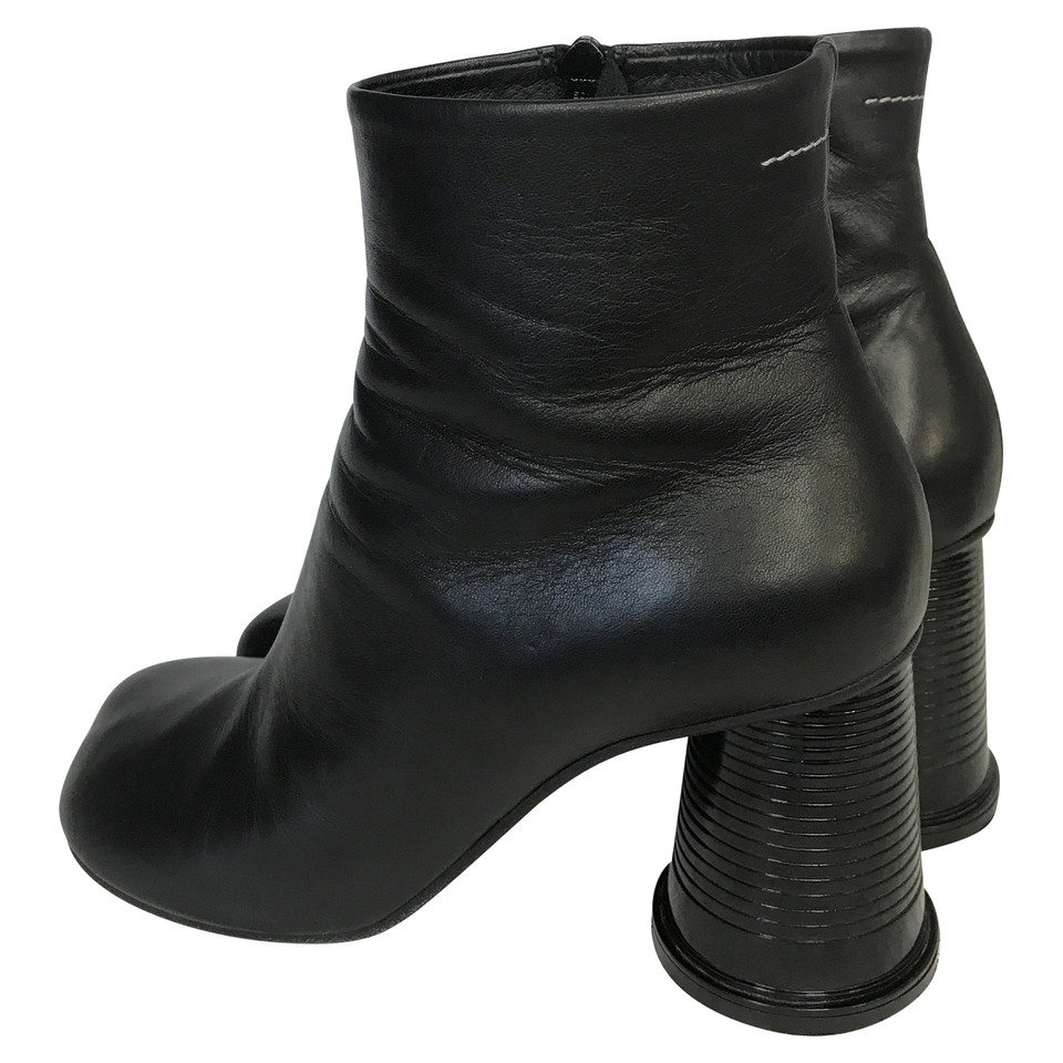 Mm6 By Maison Margiela Ankle boots Leather in Black