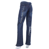 D&G Jeans avec des épingles de sûreté