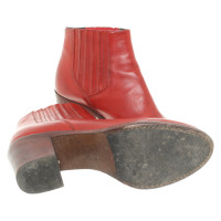Pantanetti Ankle boots Leather in Red