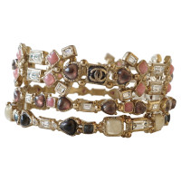 Chanel Bracelet set with glass stones