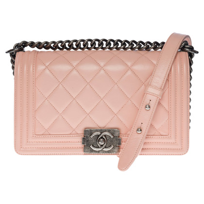 Chanel Boy Bag Leather in Pink
