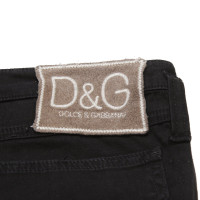 D&G Jeans in Cotone in Nero