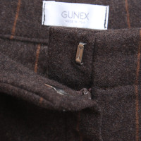 Gunex Wollen broek in bruin