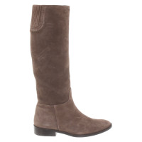 Max Mara Bottes en Daim en Marron