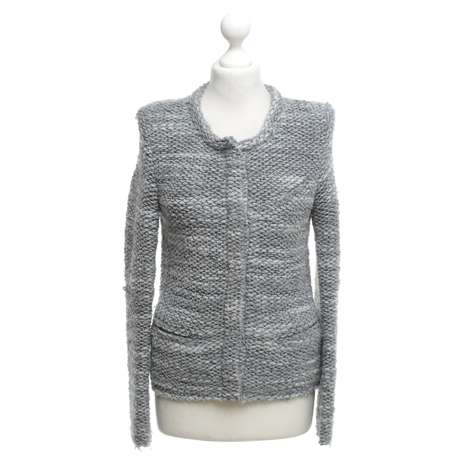 Iro Bouclé jacket in grey