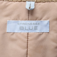 Strenesse Jacke/Mantel aus Baumwolle in Beige