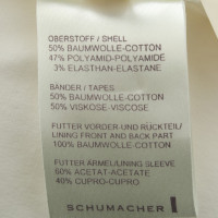 Schumacher giacca classica in bianco