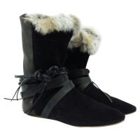 Isabel Marant Boots with fur trim