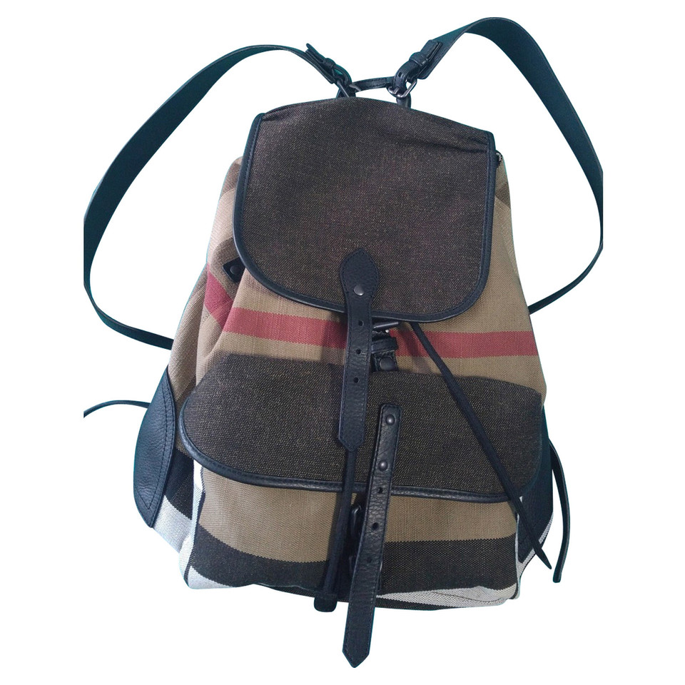 Burberry Rucksack aus Baumwolle in Beige